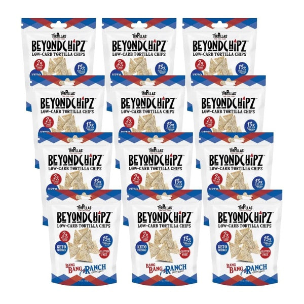12-PACK OF Chip Tortilla Ranch Beyondchipz 5.3 oz