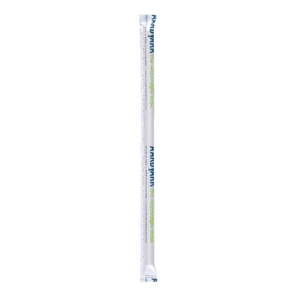 8-PACK OF STRAW PAPER BLK GANT WRAP 7.75
