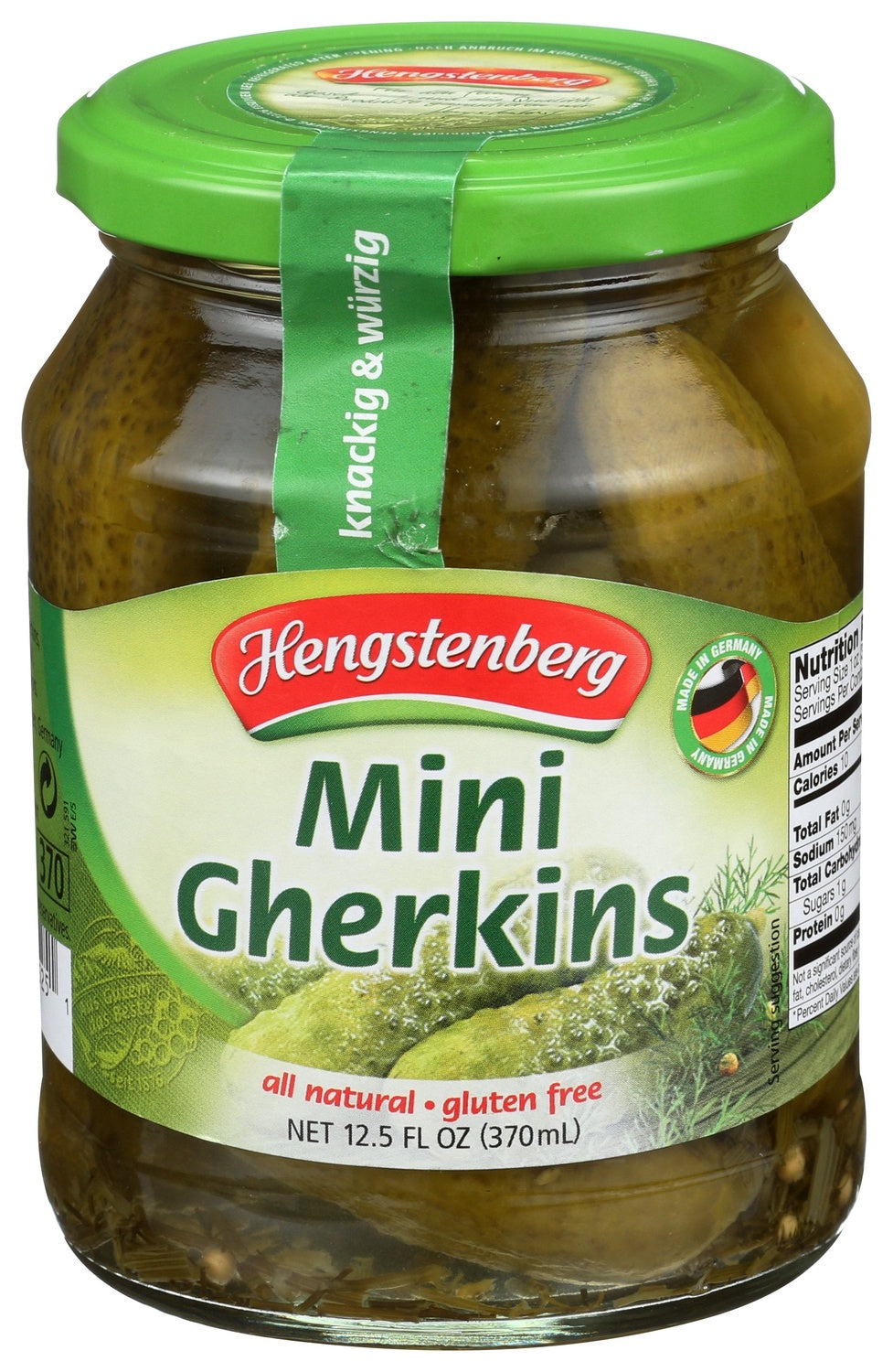 12-PACK OF PICKLE GHERKIN MINI