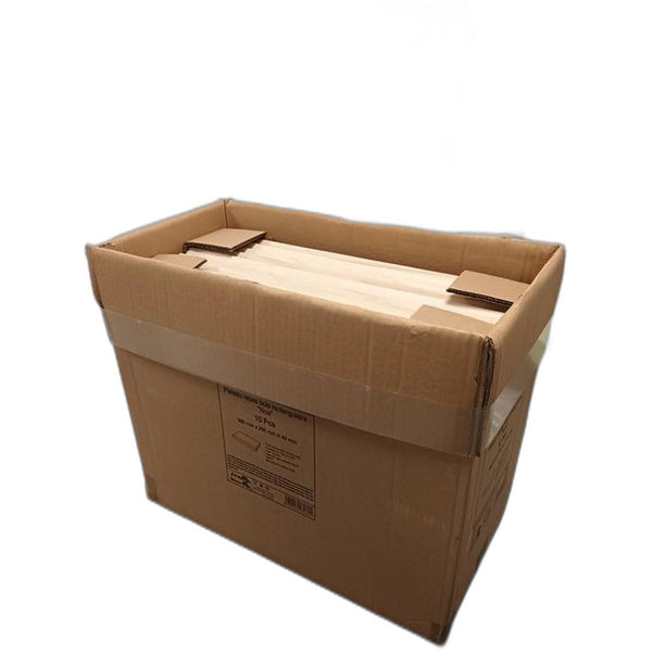 10 EA-PACK OF TRAY SQUARE WOODEN 39