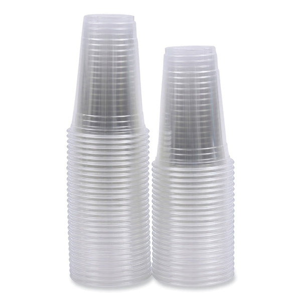 1000-PACK OF Cup Pet Boardwalk BWKPET20 20 oz. Clear PET Plastic Cold Cups - 1000 Count for Events and Daily Use