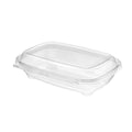 128-PACK OF Safe-T-Chef 9 x 6 Tamper evident & Tamper Resistant Microwaveable Clamshell - Vented, 35 oz.