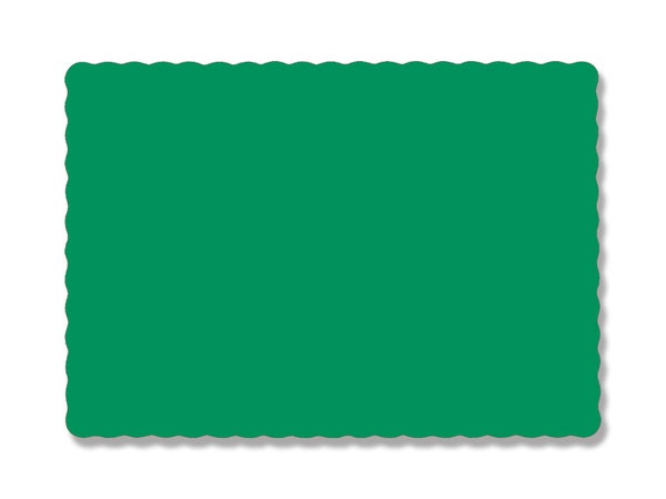 1000-PACK OF PLACEMAT PAPER ECON JADE GREEN